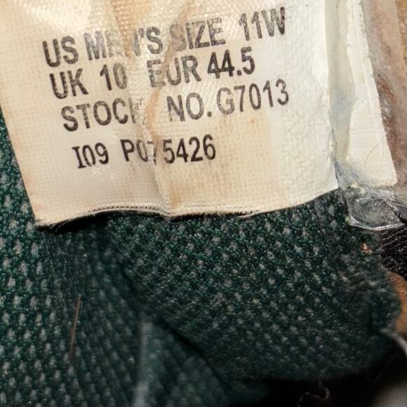 Georgia Boot Farm & Ranch G7013 Men’s 11W Brown Leather Work Boots Logger Kiltie - Picture 8 of 9